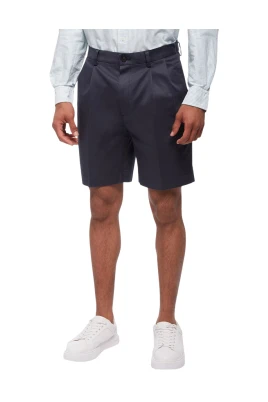 Stretch Short Pleat Front