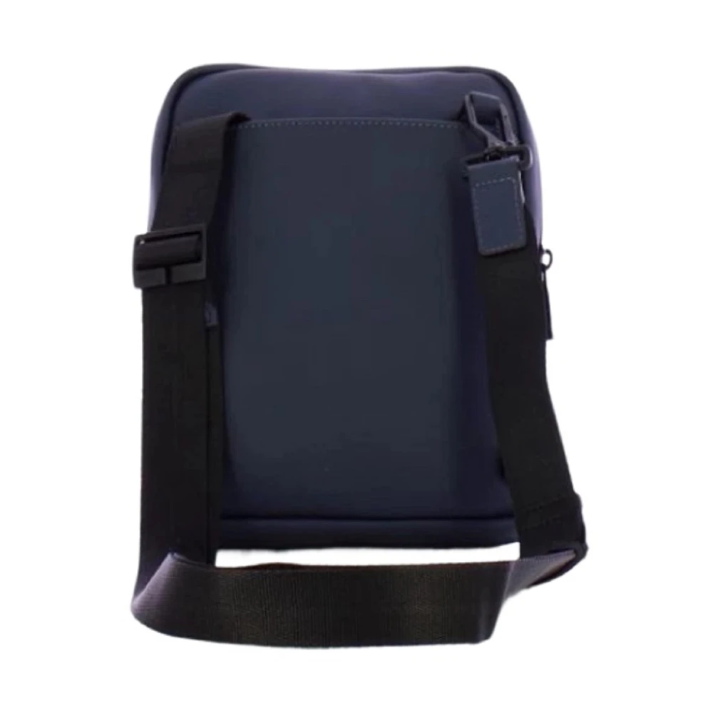 Piquadro Blauwe Schoudertas met Tabletvak Blue Heren