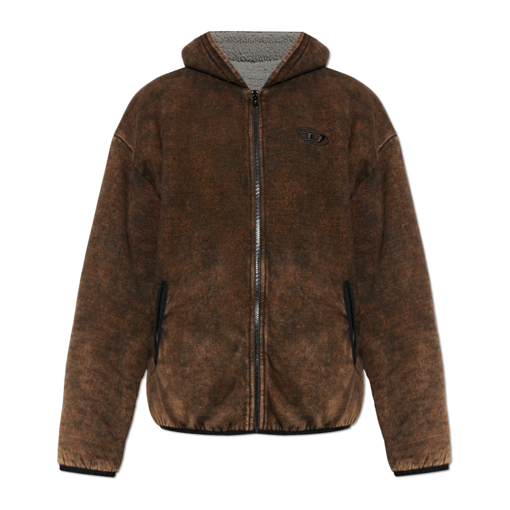 Diesel Uomo Marrone Giacche, M, New,