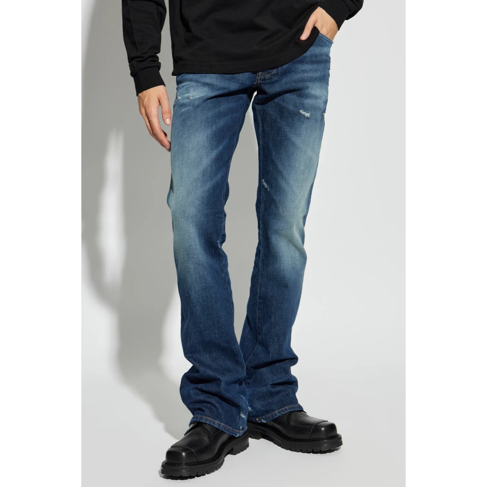 Diesel Jeans met ruwe afwerking D-Backler L.32 Blue Heren