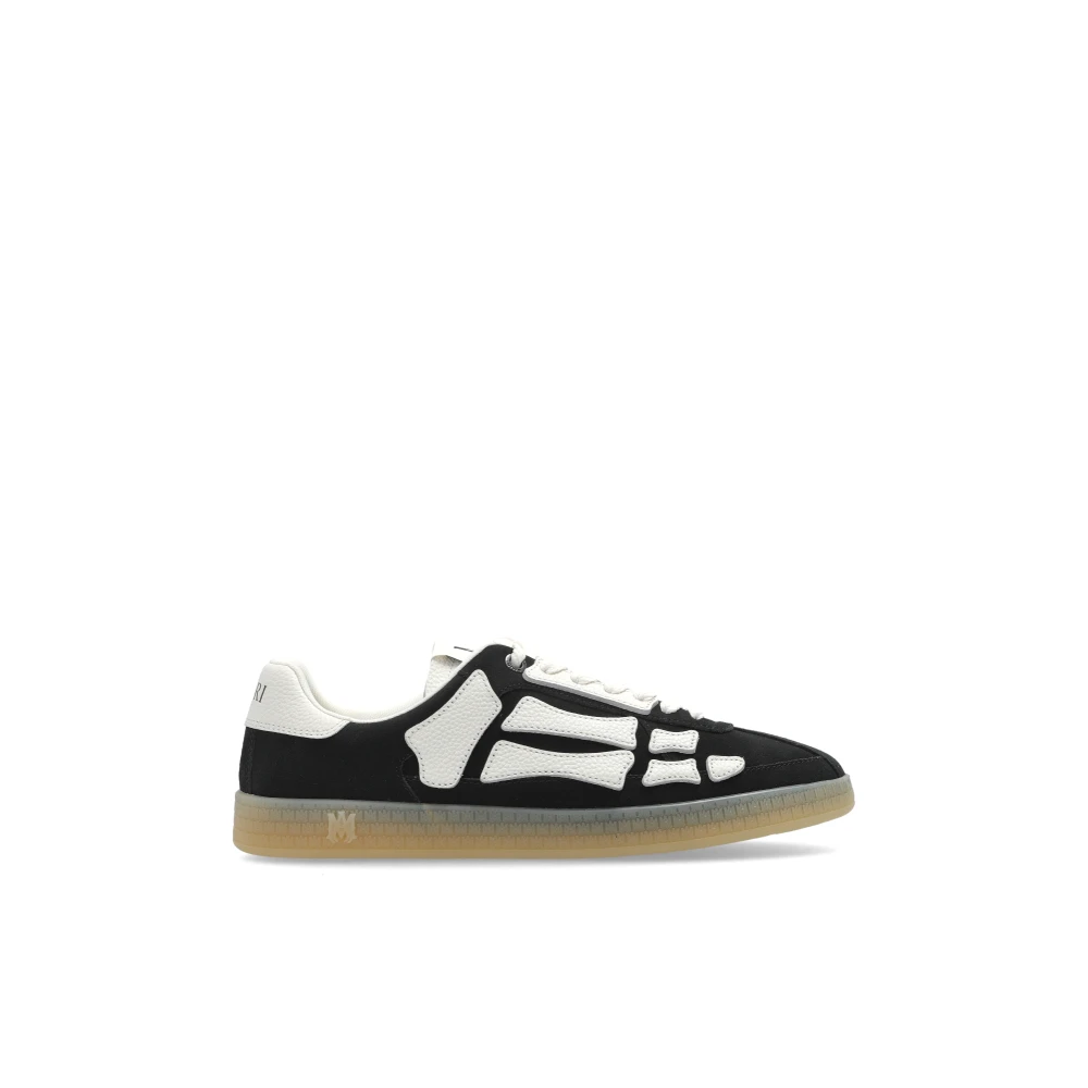 Amiri Men's Black Sneakers, 11 Uk, Sports Shoes Pacific Bones