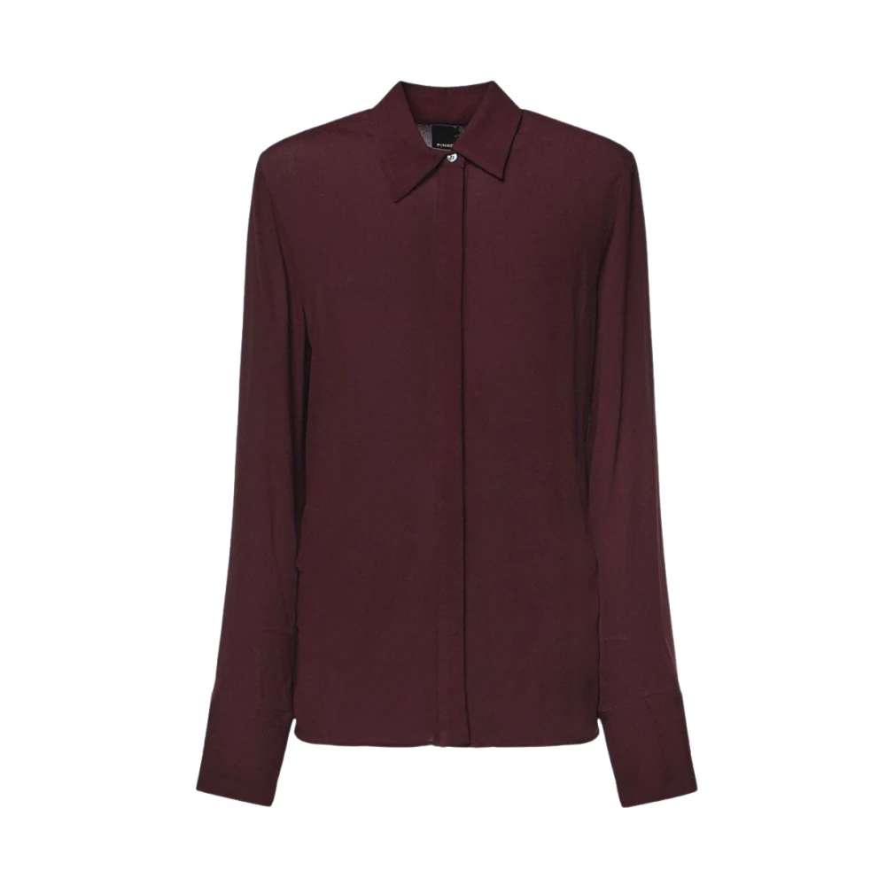 Pinko Vrouw Rood Overhemden Dames, Xl, Shirts
