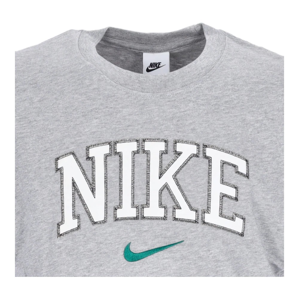 Nike Retro Tee Sportkleding voor Mannen Gray Heren