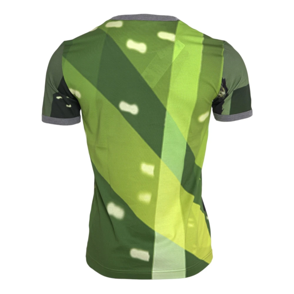Dolce & Gabbana Groen Dierenprint T-shirt Green Dames