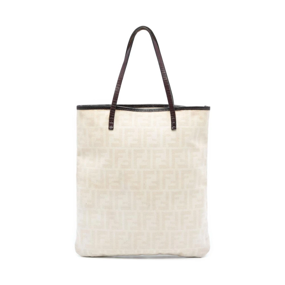 Fendi Vintage Women's Brown Pre-Owned Shopper Tote Bag