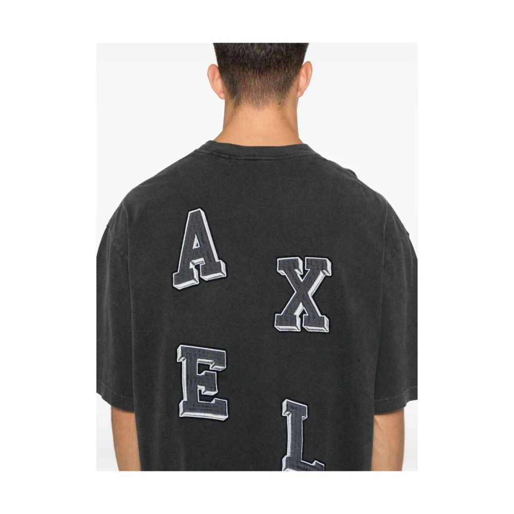 Axel Arigato Typo Zomer T-Shirt Black Heren