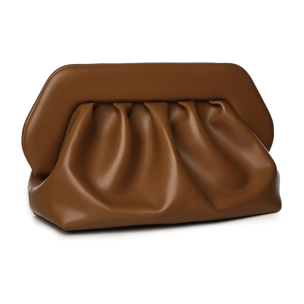 THEMOIRè Bruine Schoudertas met Gouden Details Brown Dames