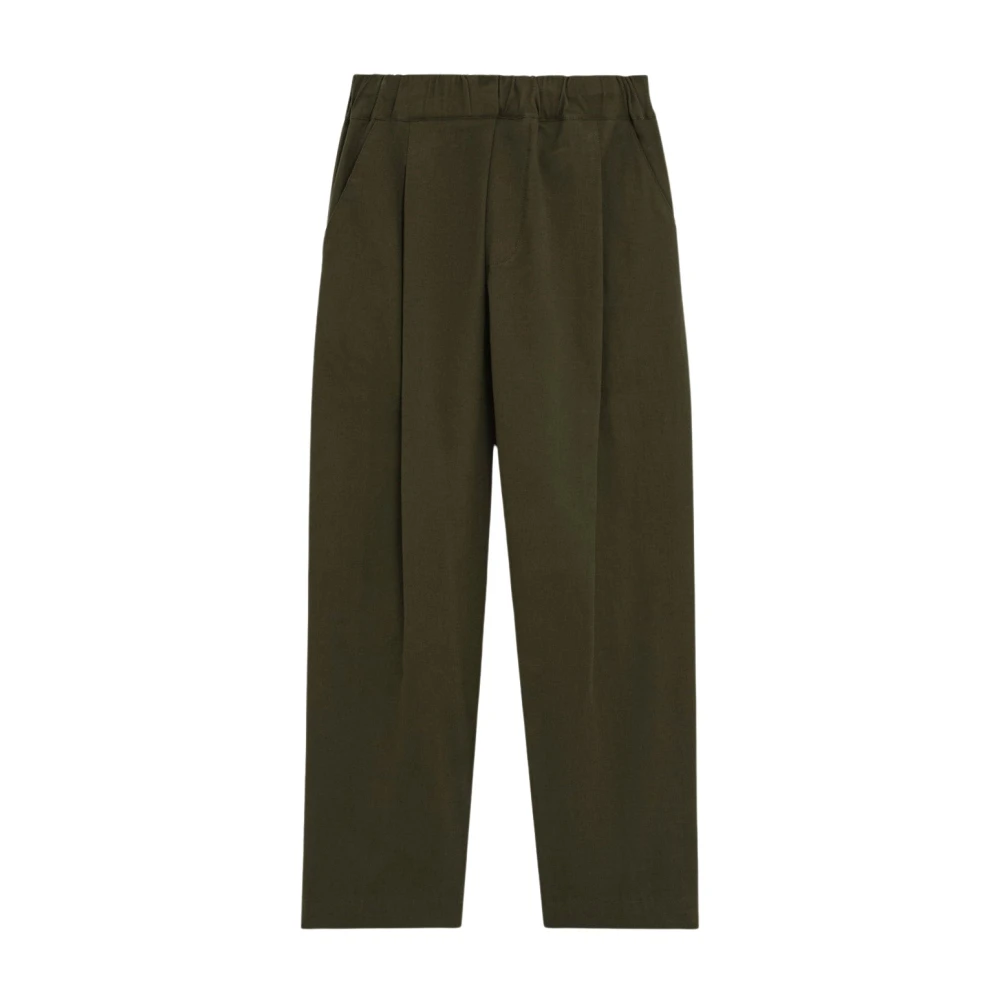 A Paper Kid Mannelijk Groente Pantaloni Con Vita Elasticizzata