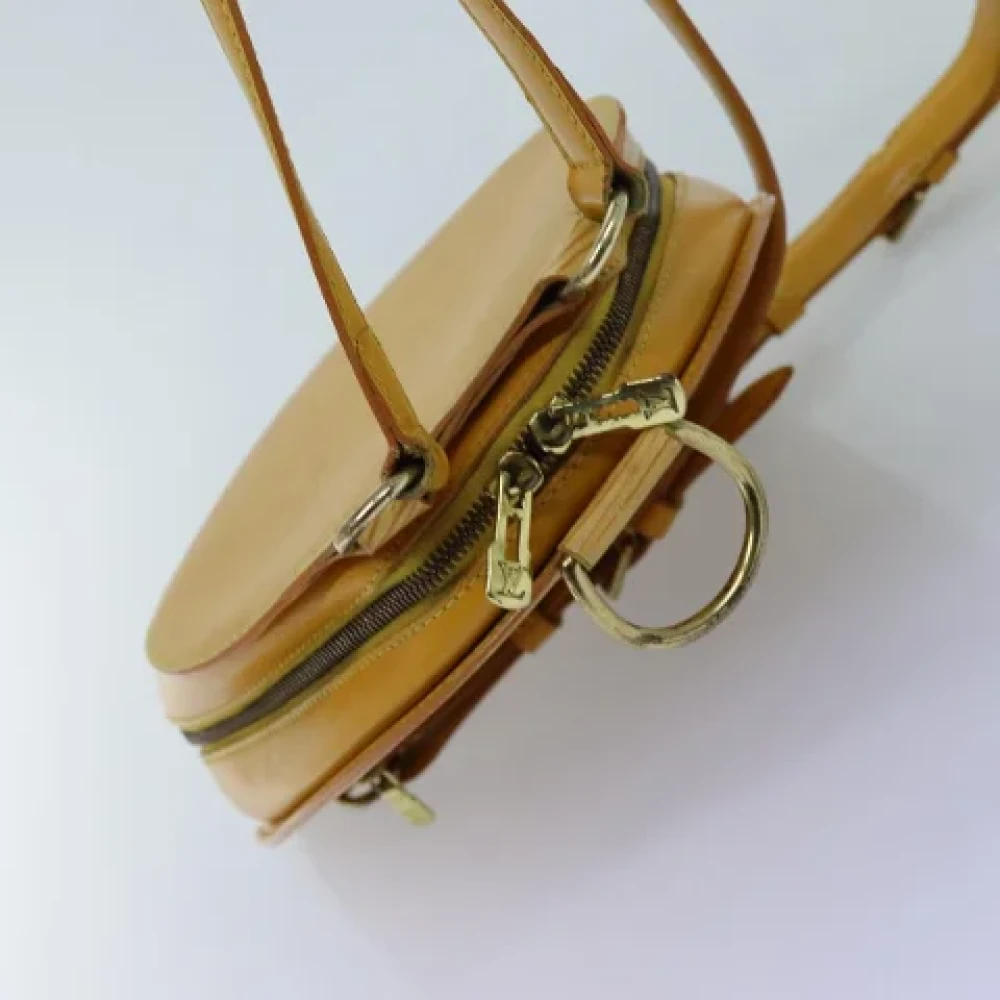 Louis Vuitton Vintage Pre-owned Leather backpacks Yellow Dames