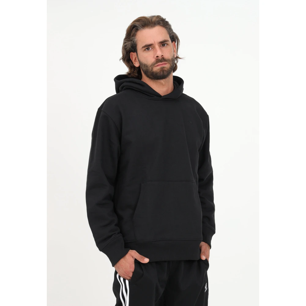 adidas Originals Zwarte Hoodie Premium Essentials Sweater Black Heren