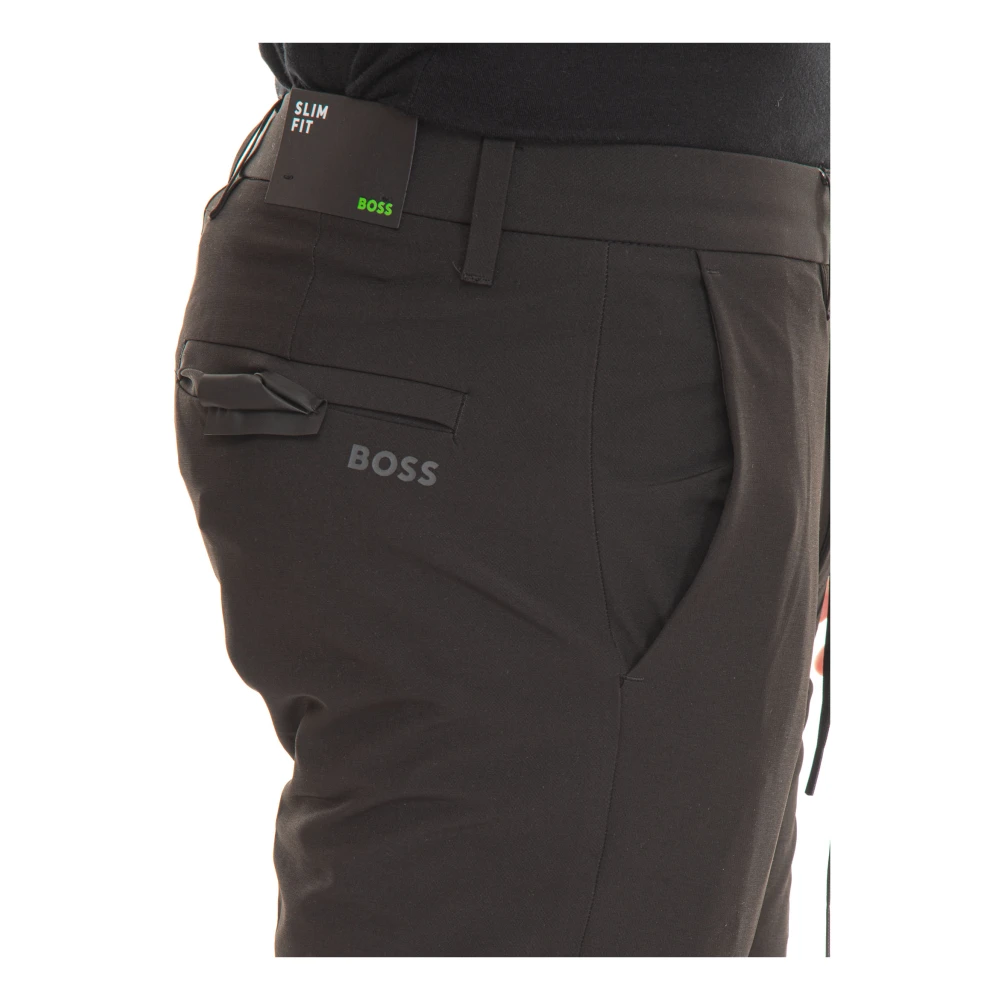 Boss Waterafstotende Slim Fit Chino Black Heren