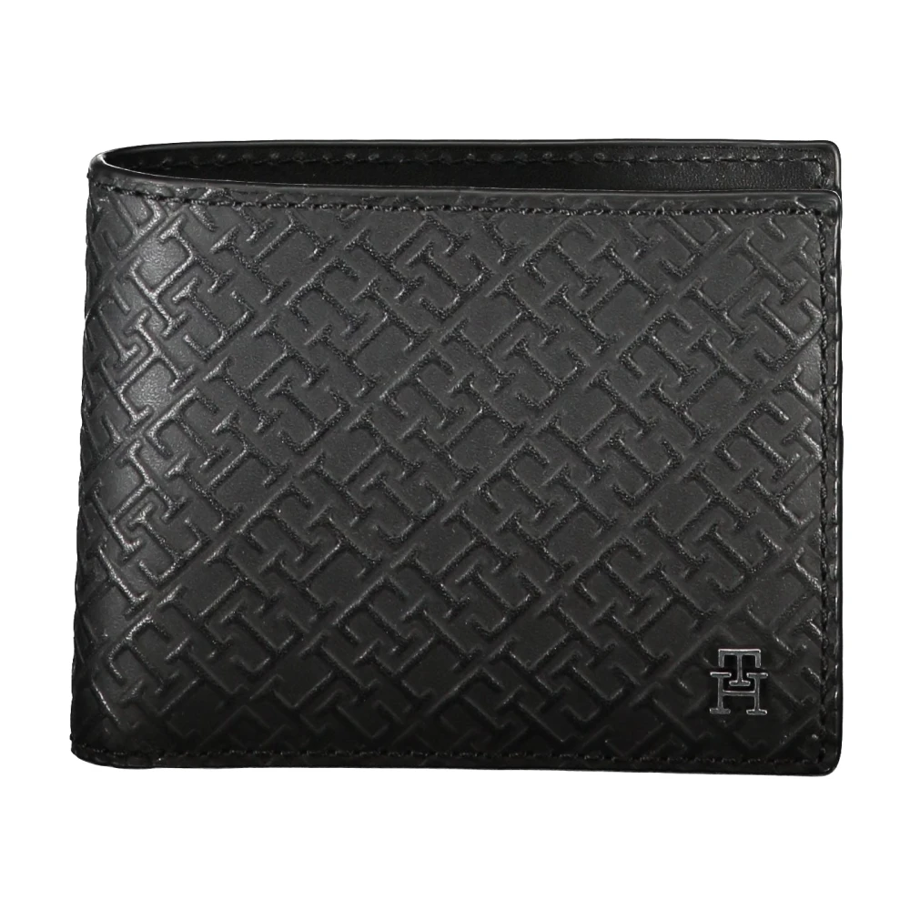 Tommy Hilfiger Heren Portemonnee Zwart Contrast Details Black Heren