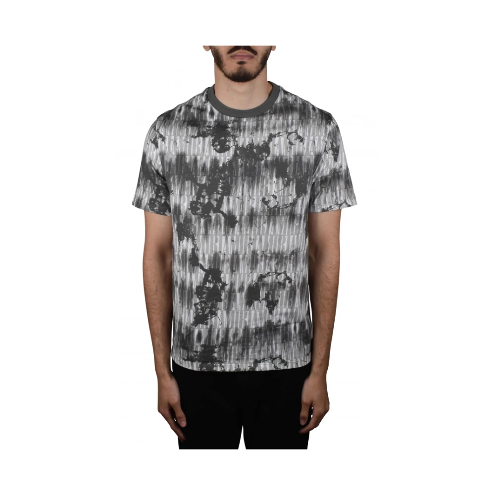 Amiri Tie-and-Dye Katoenen T-shirt Gray Heren