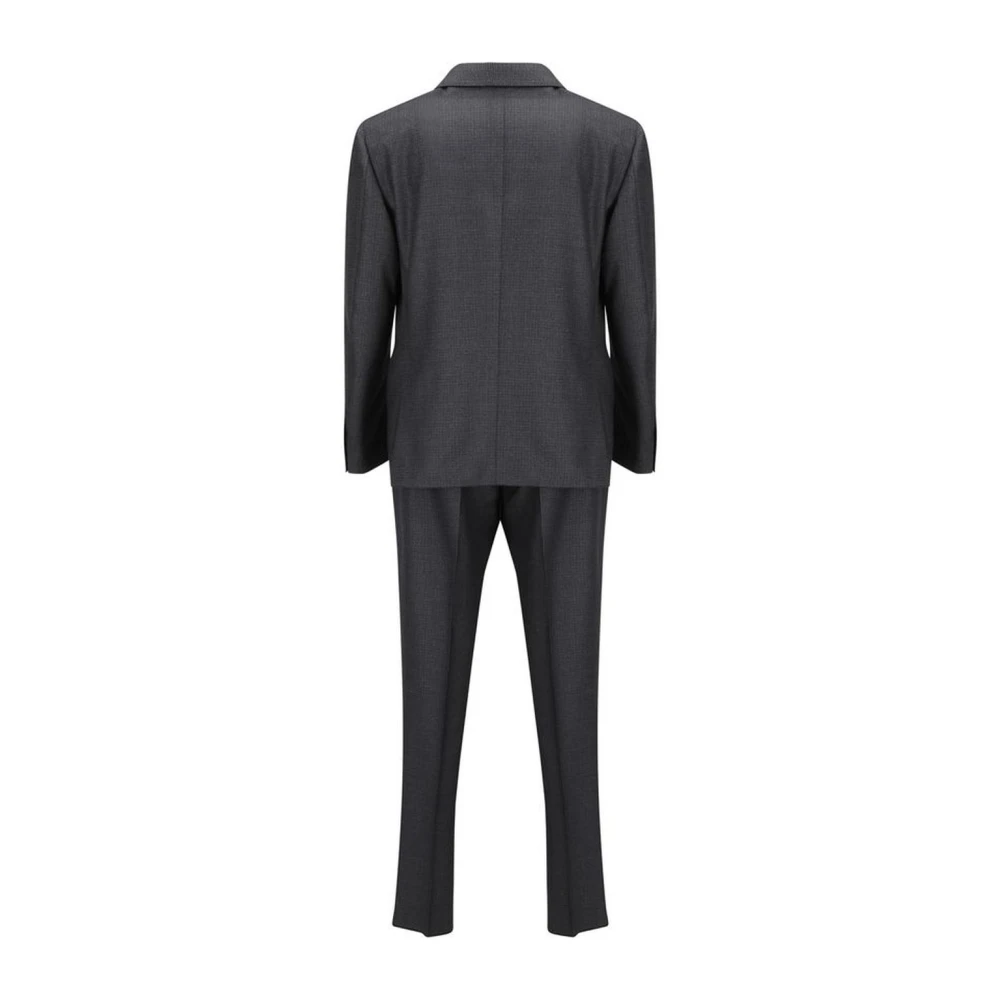 Lardini Geruite wollen pak met blazer Gray Heren