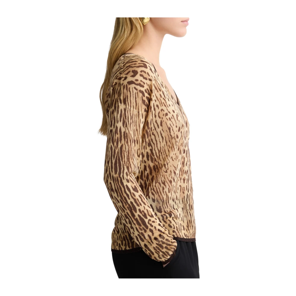 Liu Jo Dierenprint Trui met Lange Mouwen Multicolor Dames