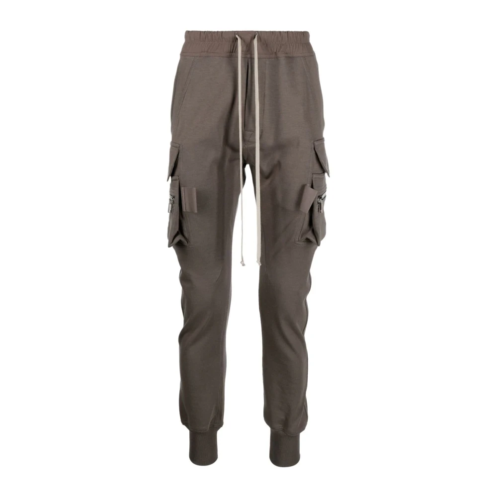 Rick Owens Slim-Fit Grå Byxor Gray, Herr