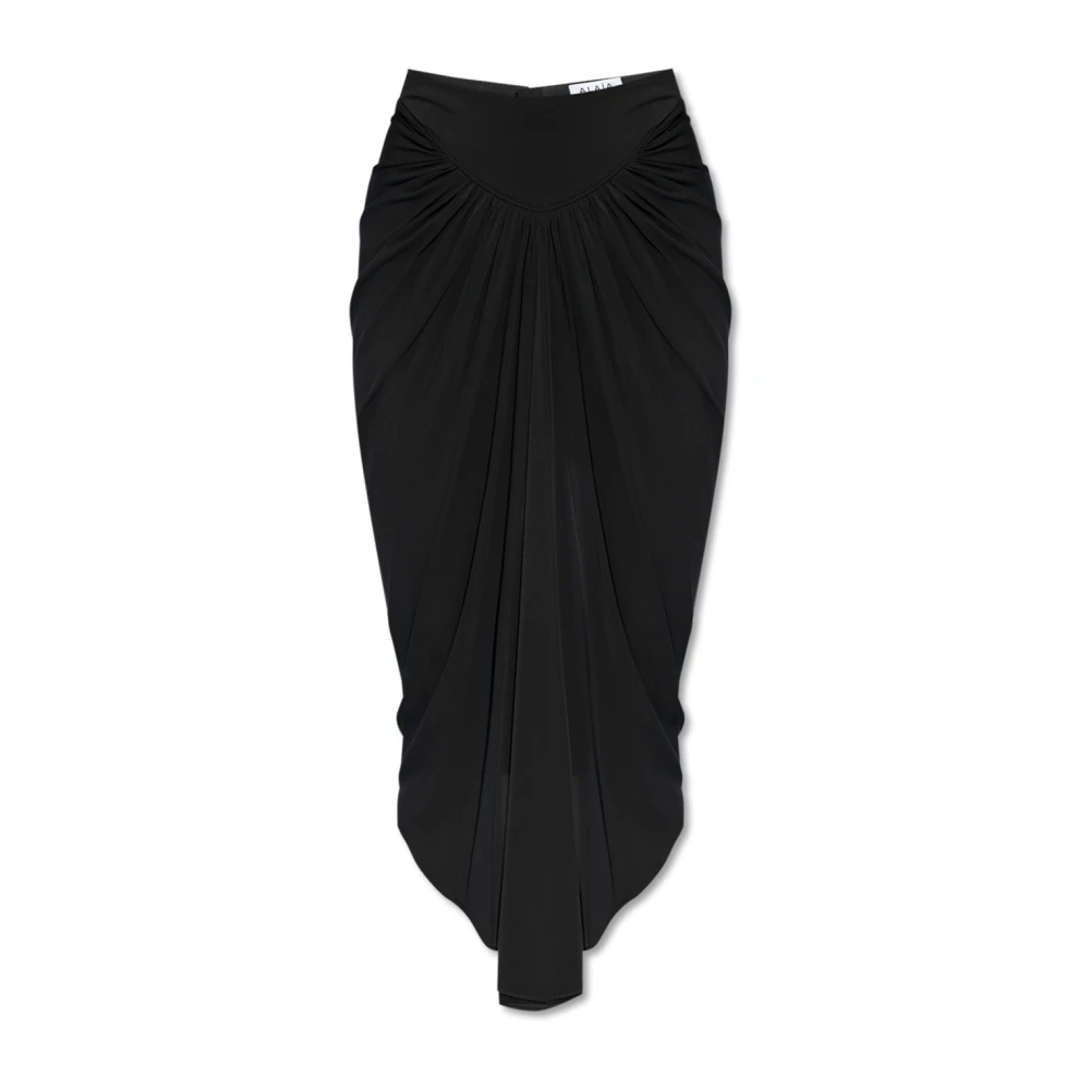 Alaïa Rok met draperie Black Dames