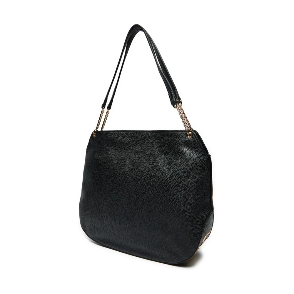 Love Moschino Zwarte schoudertas met logo Black Dames