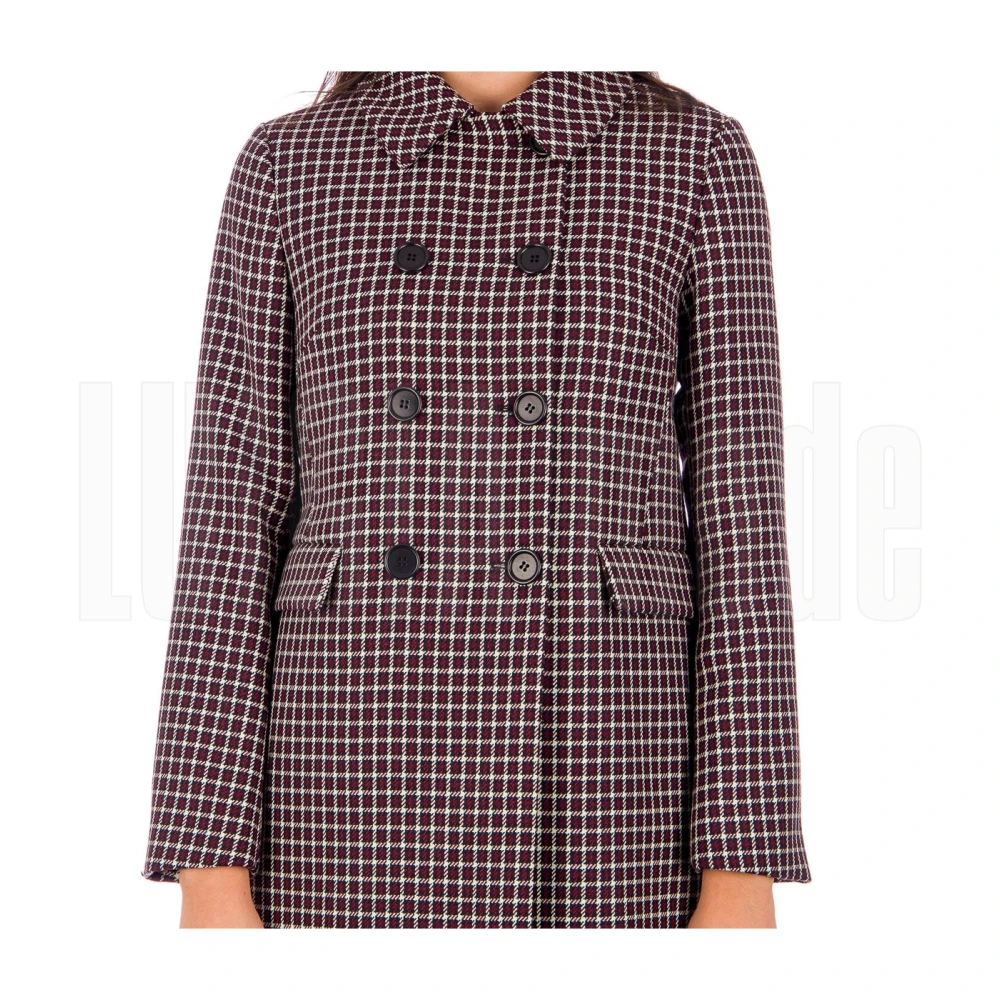 Aspesi Double-Breasted Jas Multicolor Dames