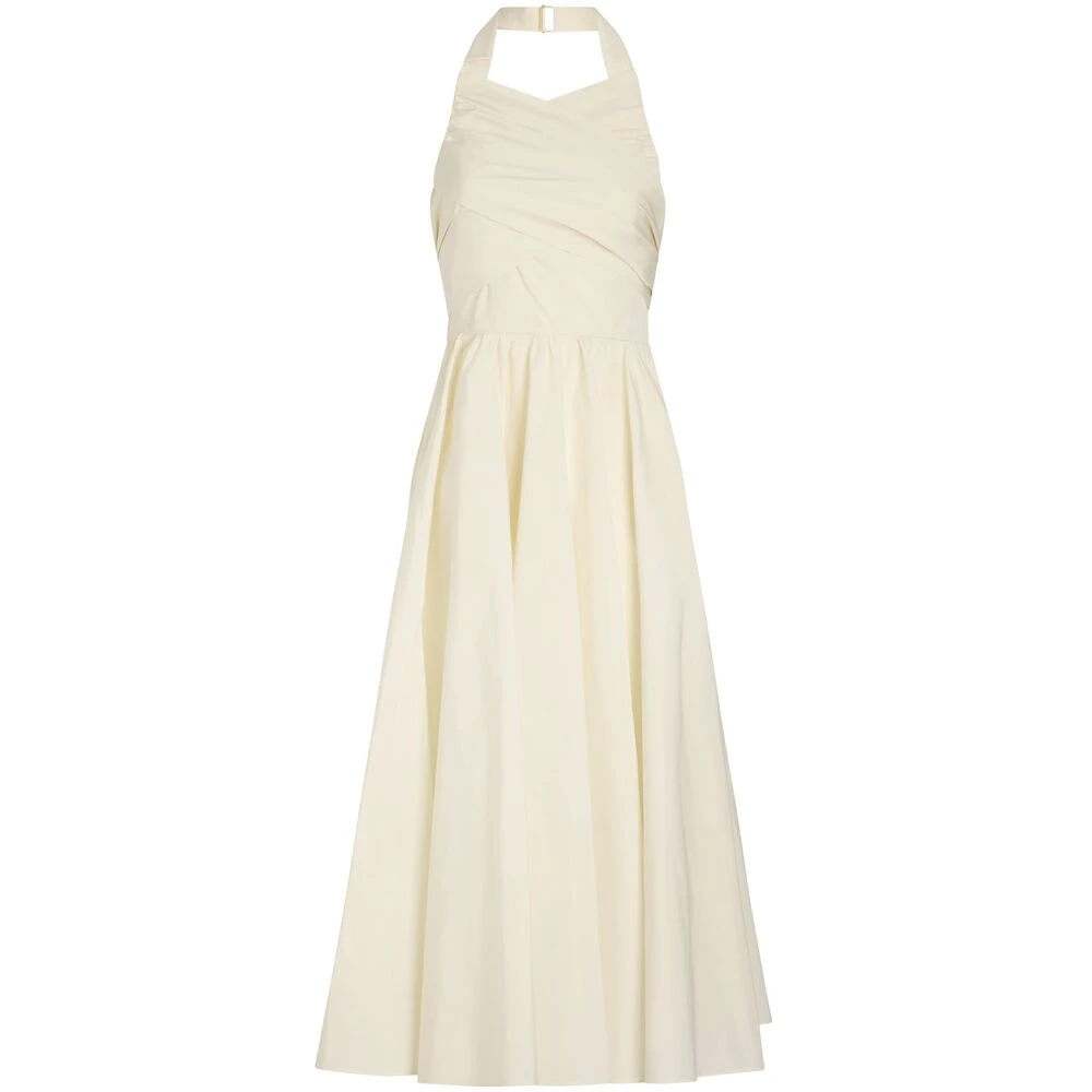 Patou Witte Jurk met Sweetheart Neck White Dames
