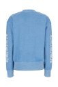 sweat-shirt-bleu-clair-a-imprime-logo