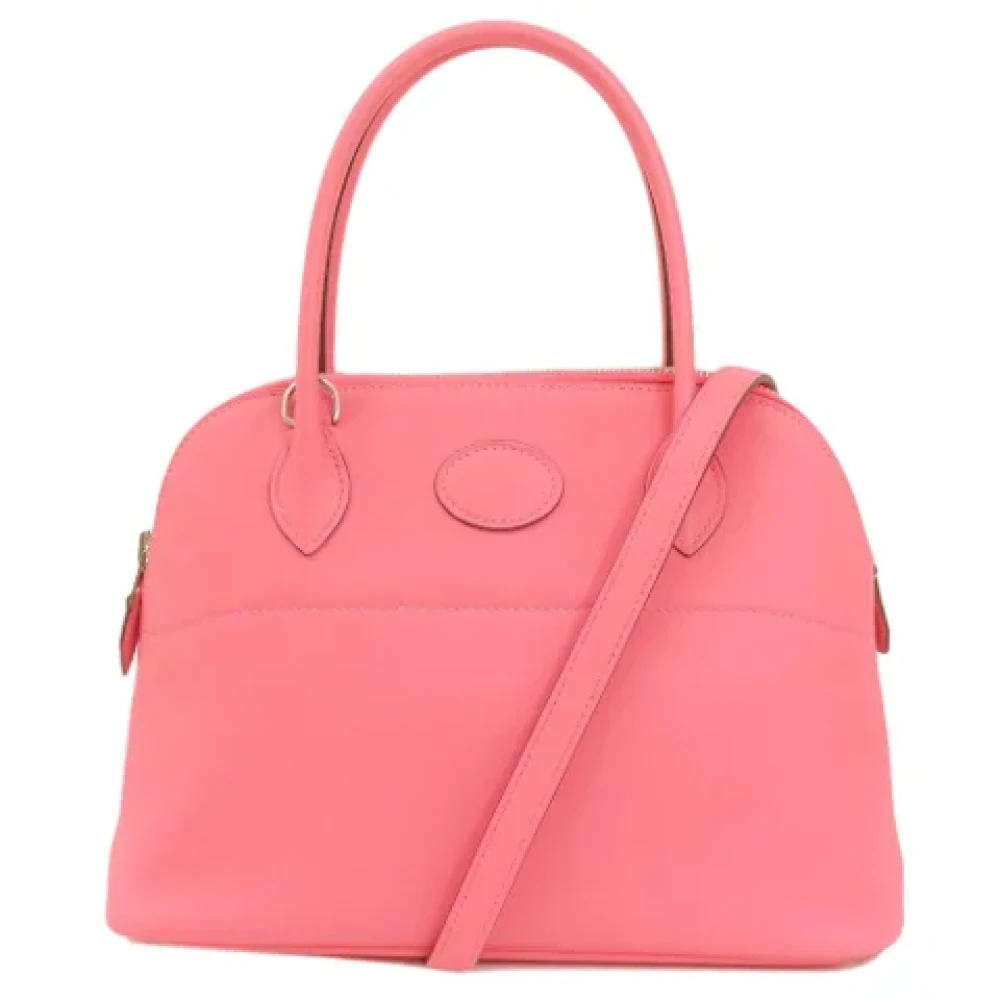 Hermès Vintage Pre-owned Fabric handbags Pink Dames