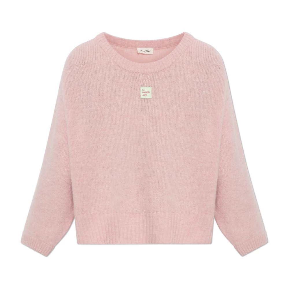 American Vintage Damen Rosa Strickwaren, Lgröße: