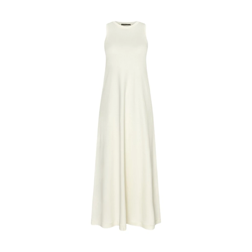 Drykorn Women's Beige Maxi Dresses, Xs, Ecru Sleeveless A-Line Dress