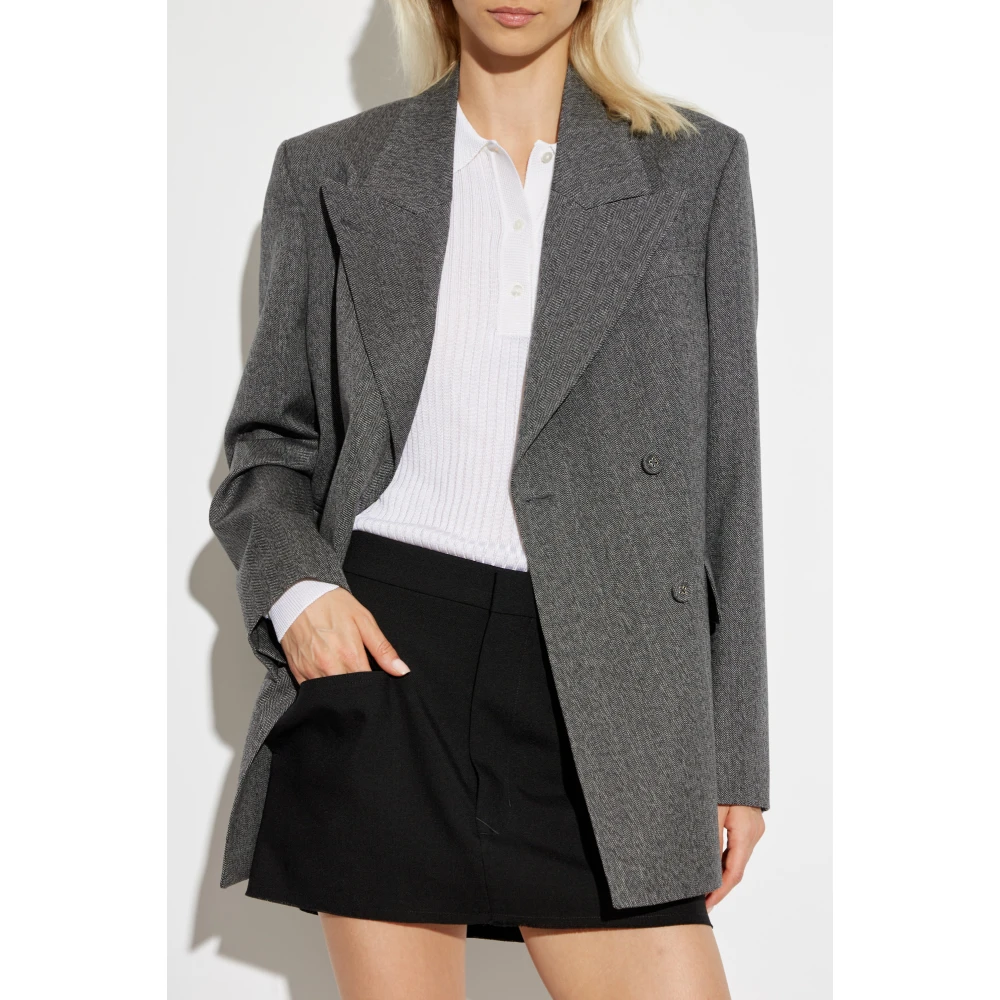 Officine Générale Wollen blazer Gray Dames