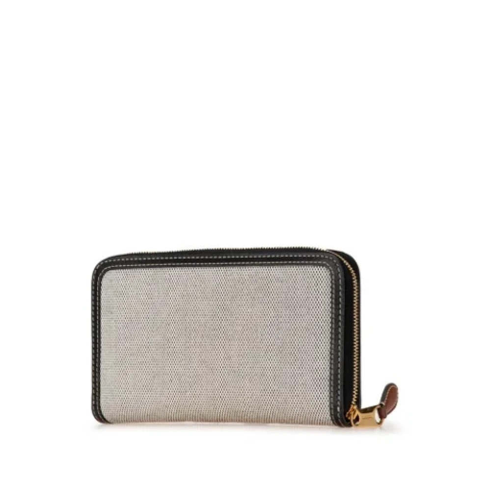 Burberry Vintage Pre-owned Canvas wallets Black Dames