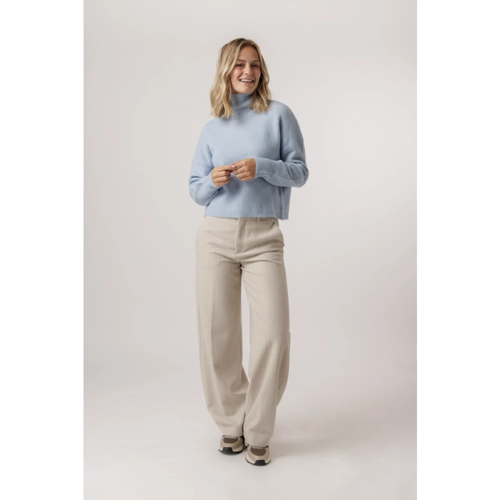 Samsøe Blauwe Geribbelde Coltrui Blue Dames