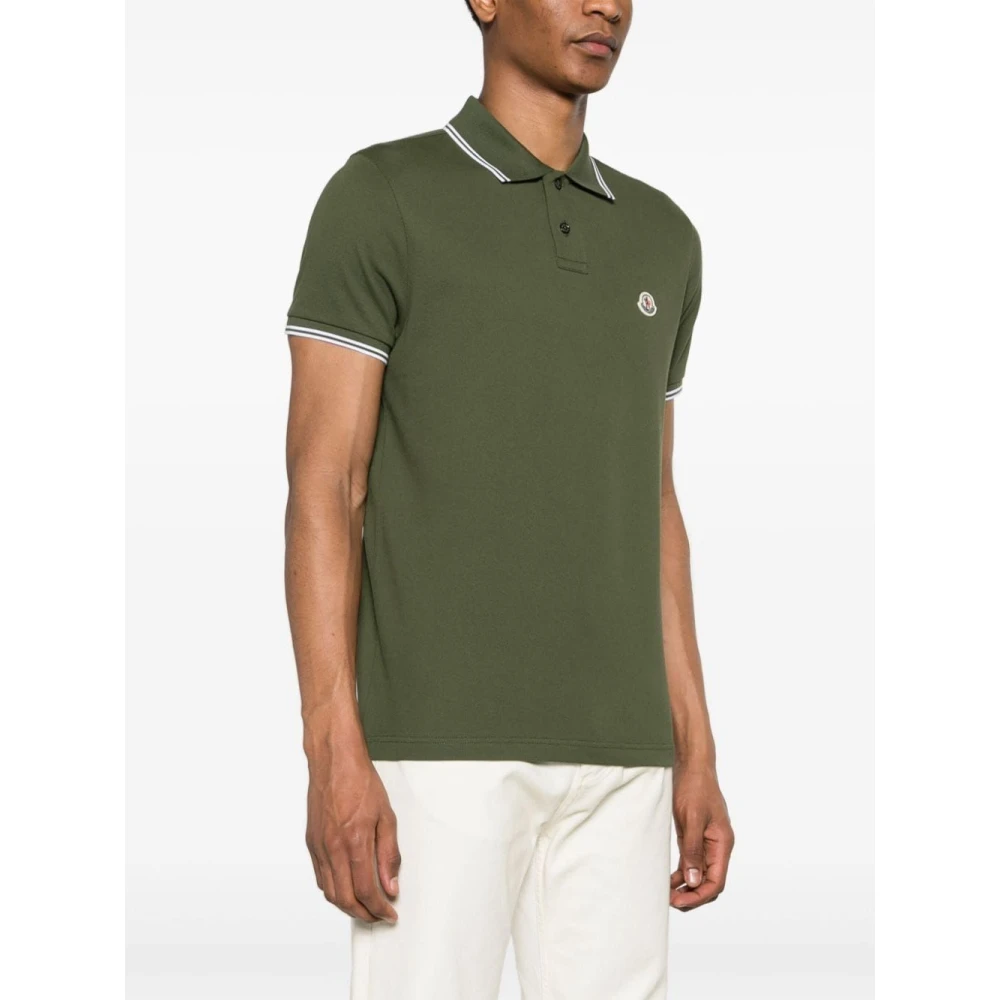Moncler Stijlvolle Polo Shirt voor Mannen Green Heren