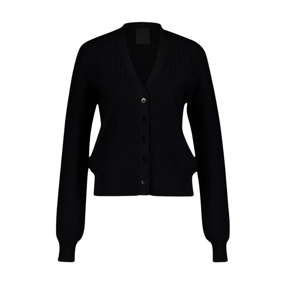Givenchy Veelzijdig zwart geribbeld vest Black Dames