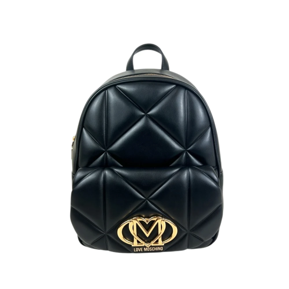 Love Moschino Vrouw Zwart Matelassé Rugzak