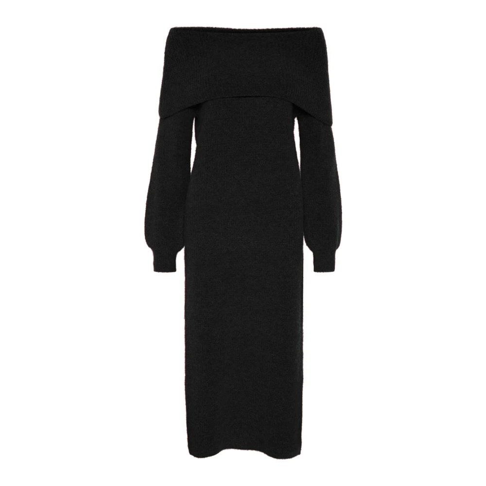 Gestuz Off-Shoulder Jurk Zwart Alphagz Stijl Black Dames