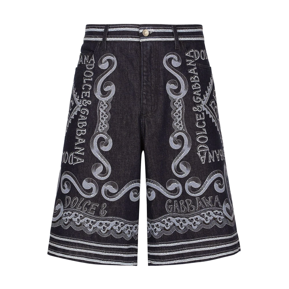 Dolce & Gabbana Moderne Grijze Broek Black Heren