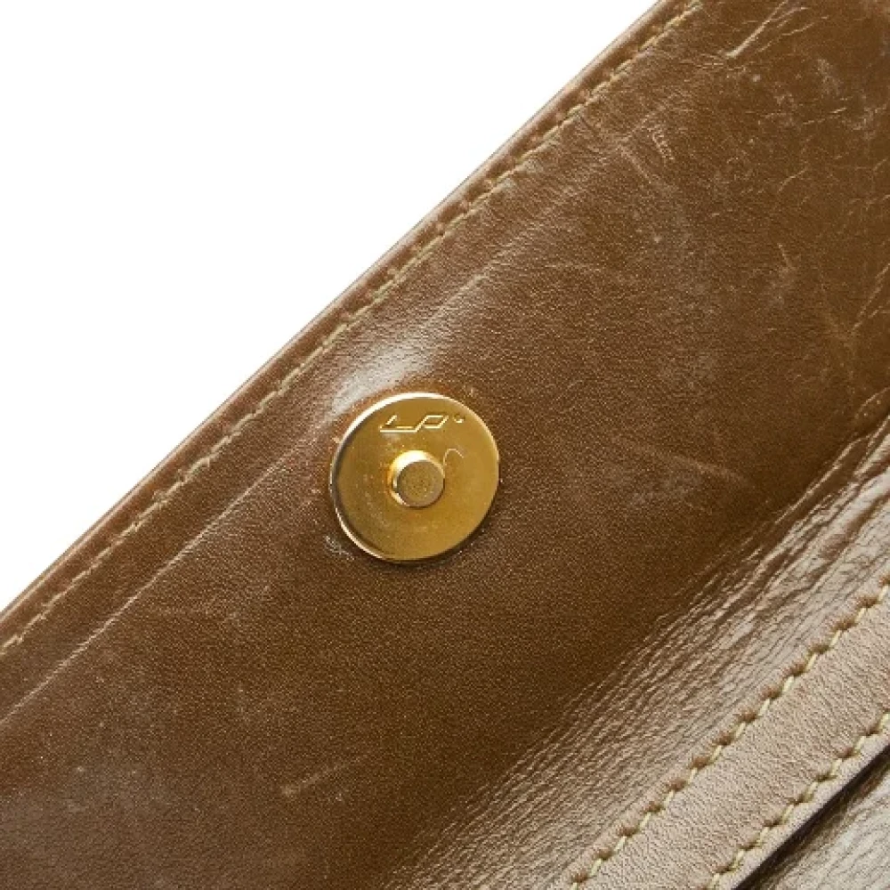 Salvatore Ferragamo Pre-owned Fabric handbags Brown Dames