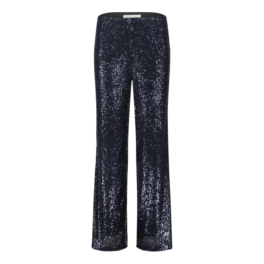 Betty & Co Legging met pailletten Blue Dames