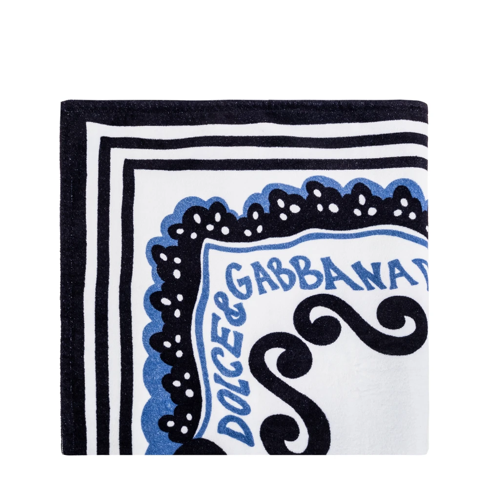 Dolce & Gabbana Cotton beach towel Multicolor Heren