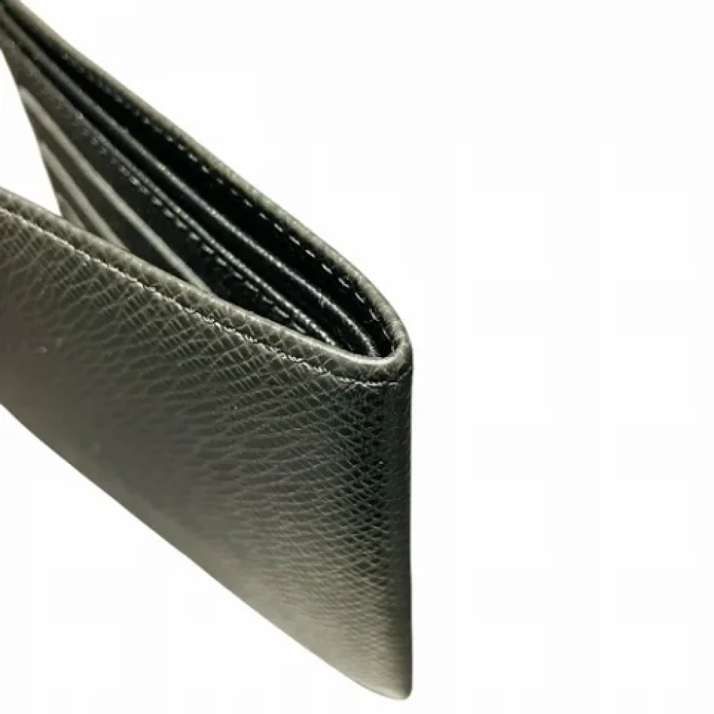 Louis Vuitton Vintage Pre-owned Leather wallets Black Heren