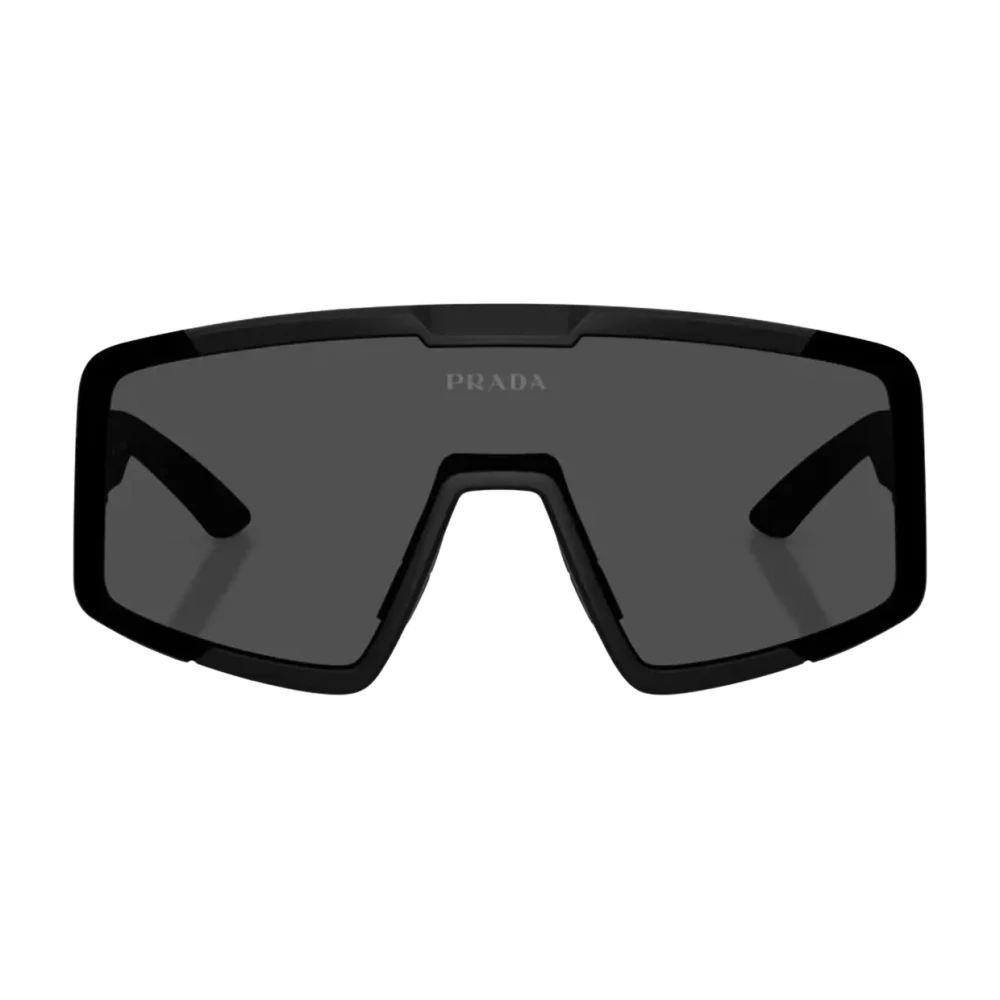 Prada Linea Rossa Grey Man Ps B07s 1Bo06f Sunglasses Injected Black Geometric Normal - Image 3