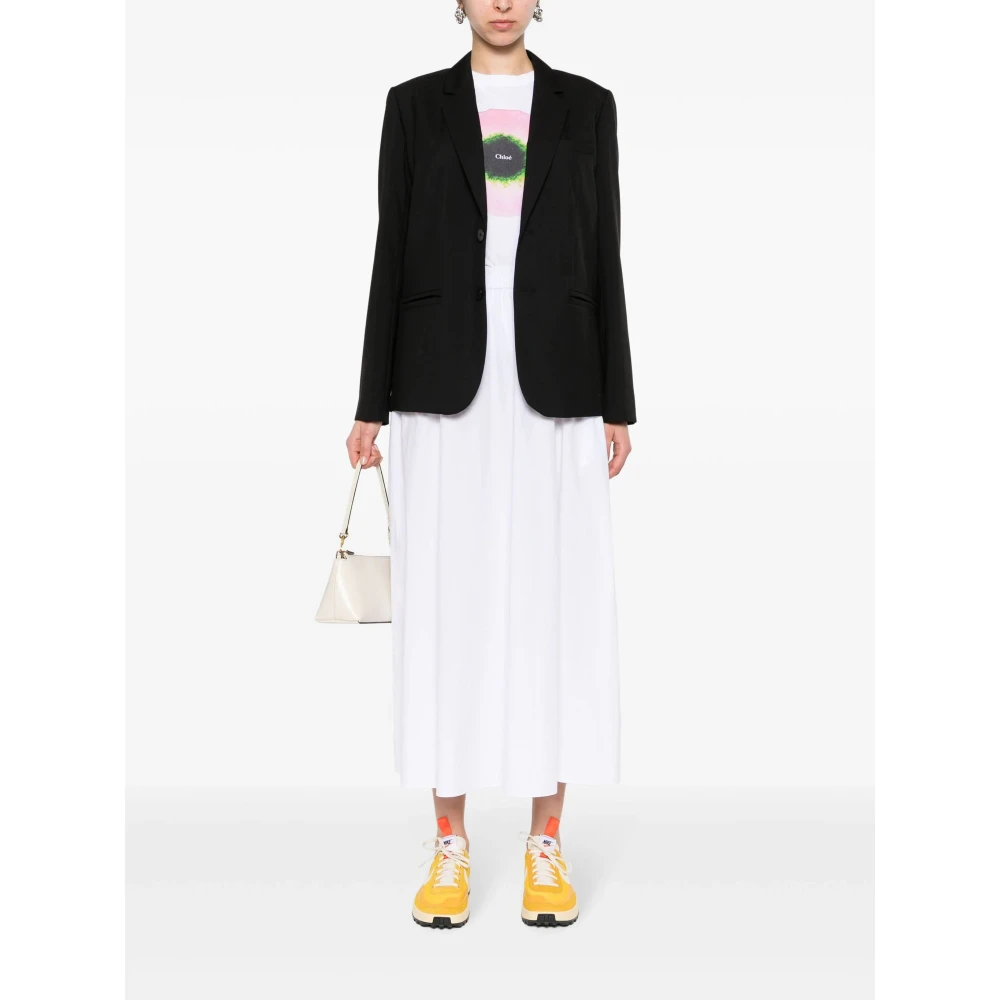 A.p.c. Zwarte Boyfriend Jas Black Dames