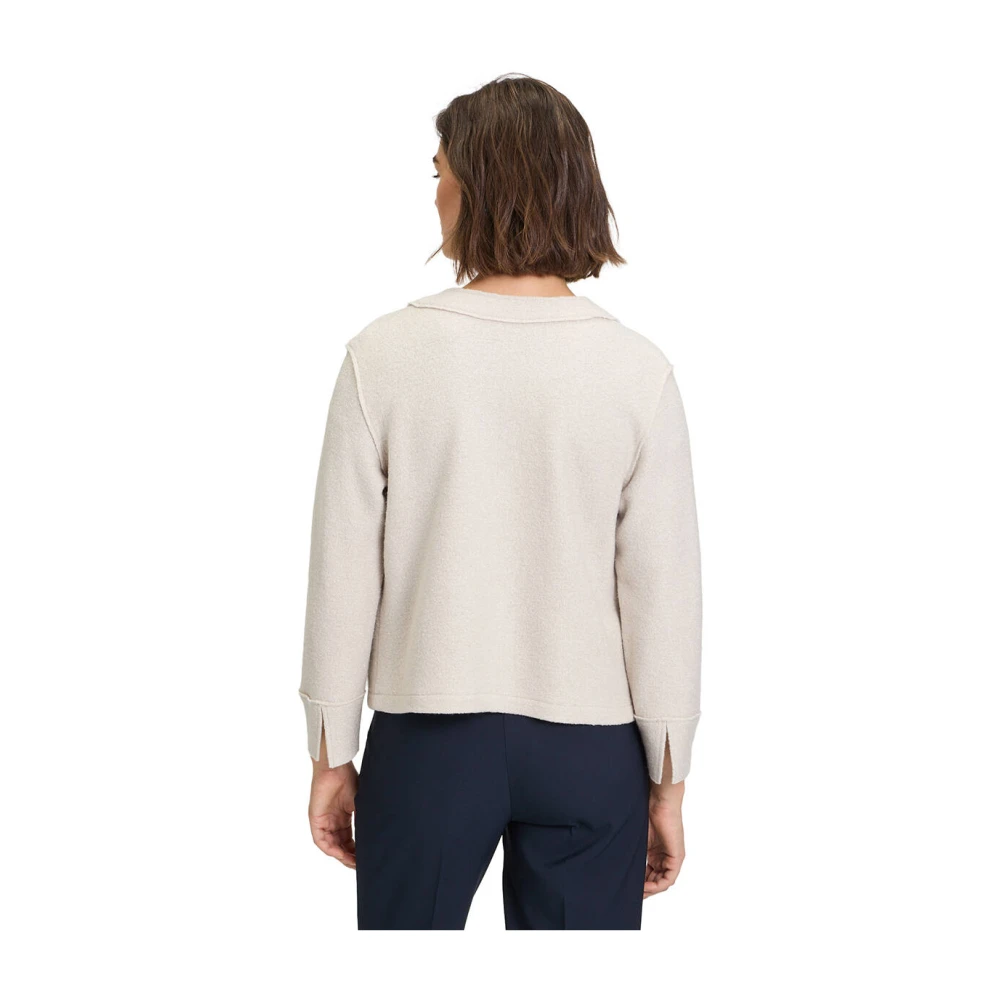 Betty Barclay Korte Blazerjas 3 4 Mouw Beige Dames