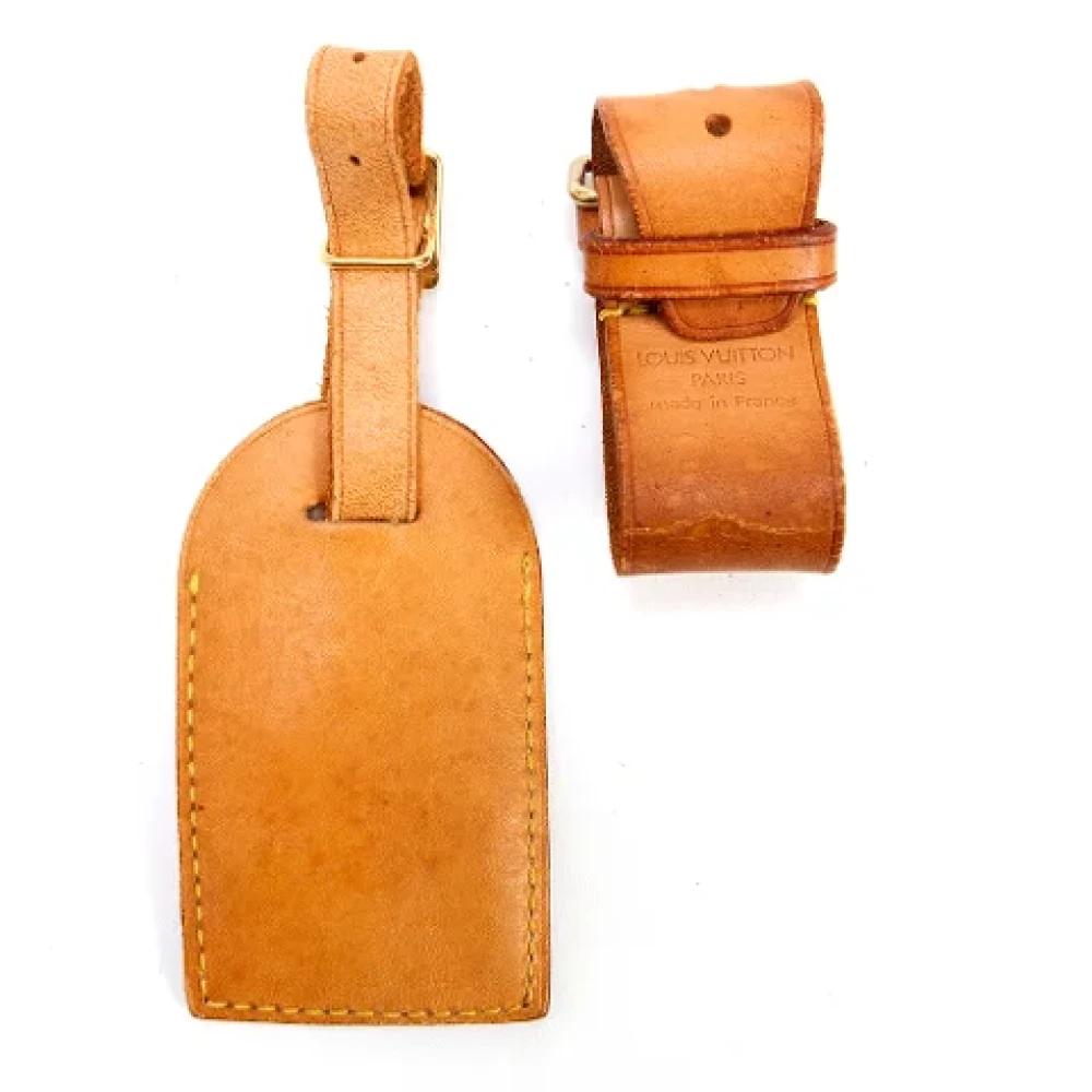 Louis Vuitton Vintage Pre-owned Leather home-office Brown Dames