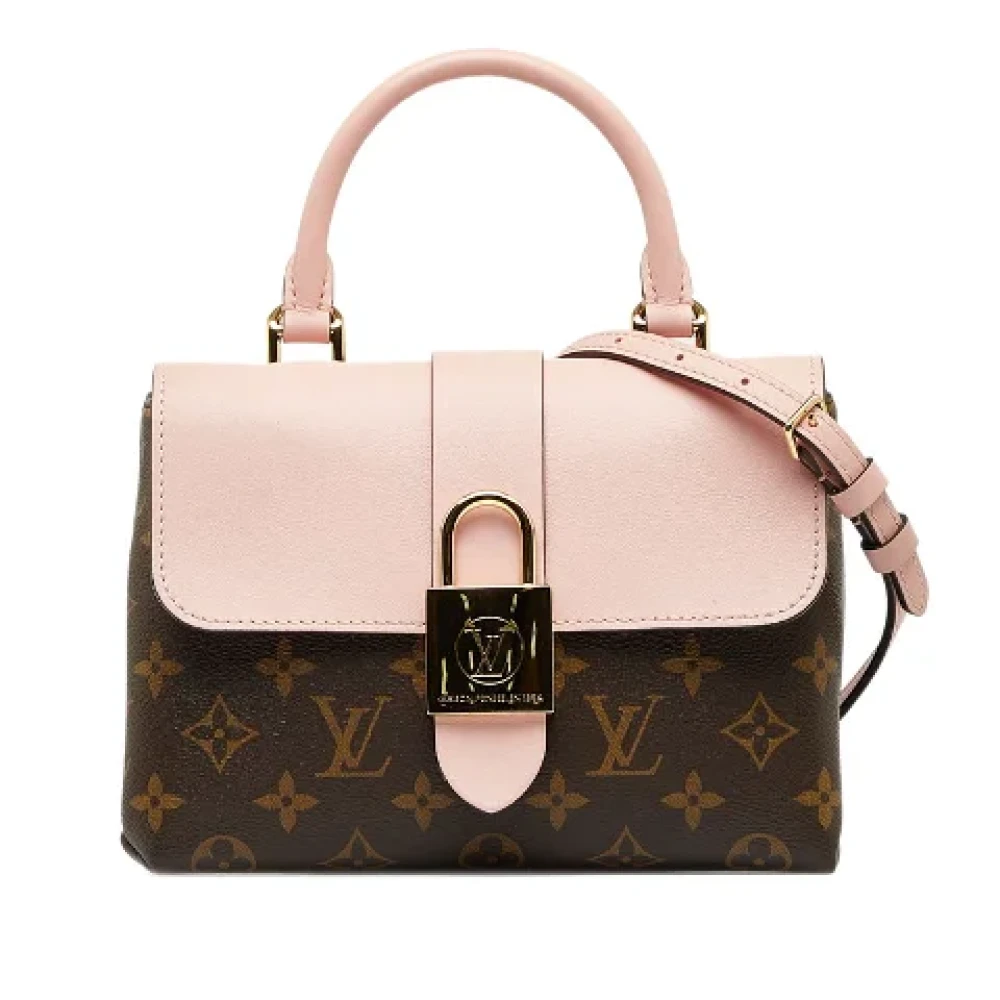 Louis Vuitton Vintage Pre-owned Canvas handbags Pink Dames