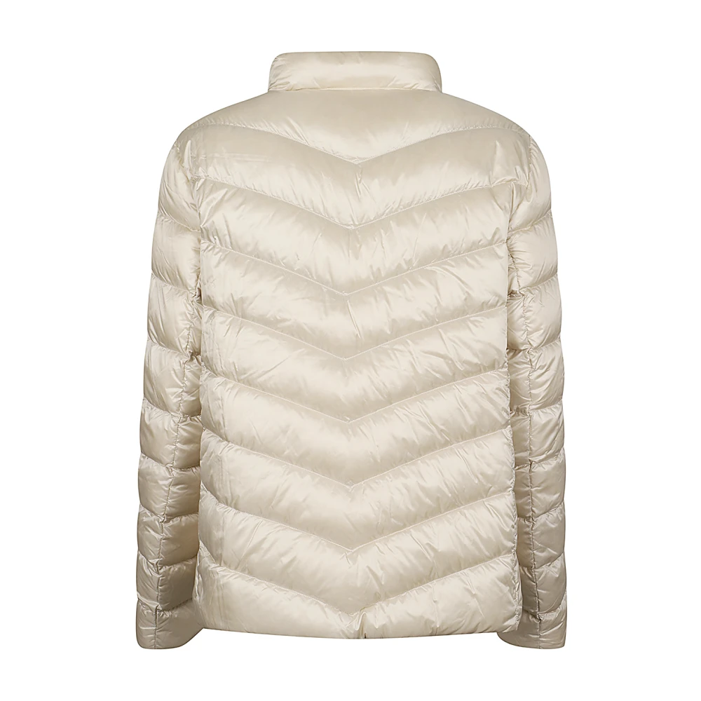 Marella Gewatteerde polyamide jas Beige Dames