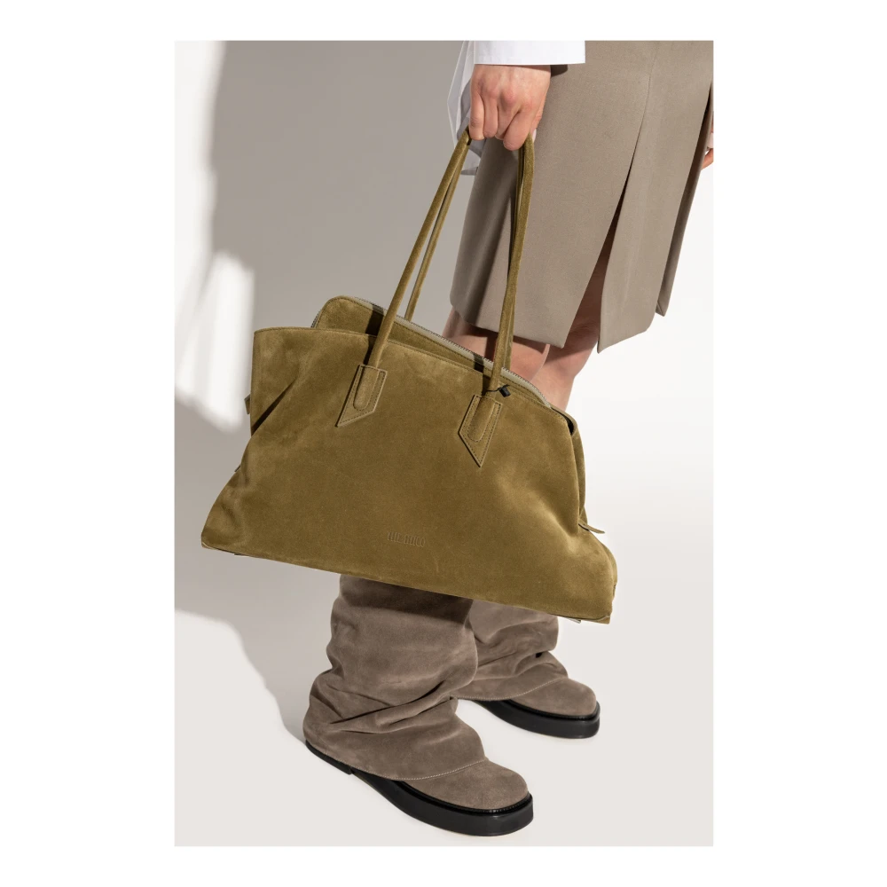 The Attico La Passeggiata shopper tas Green Dames