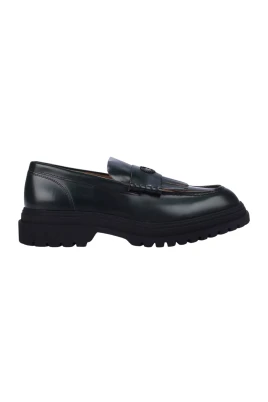 Logo Fringed Penny Loafers