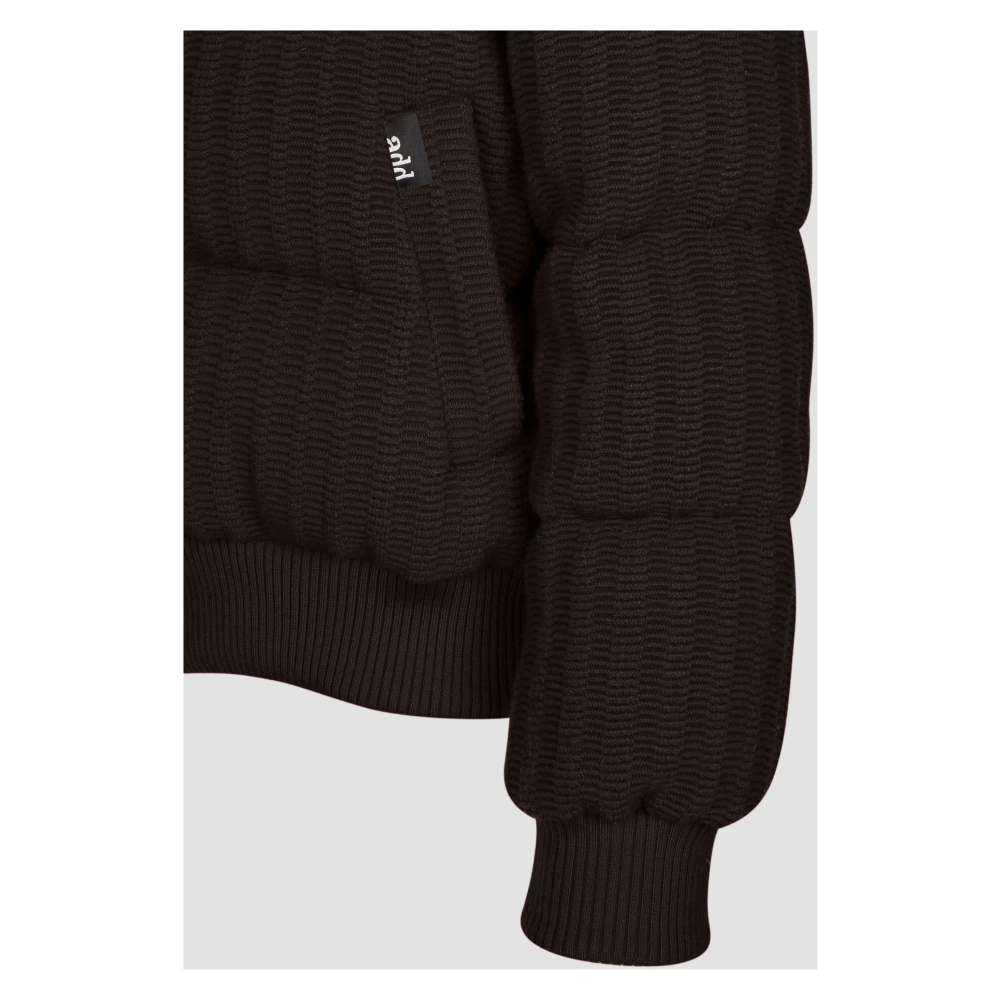 add Bomber IN Bubble UP Gebreid Black Dames