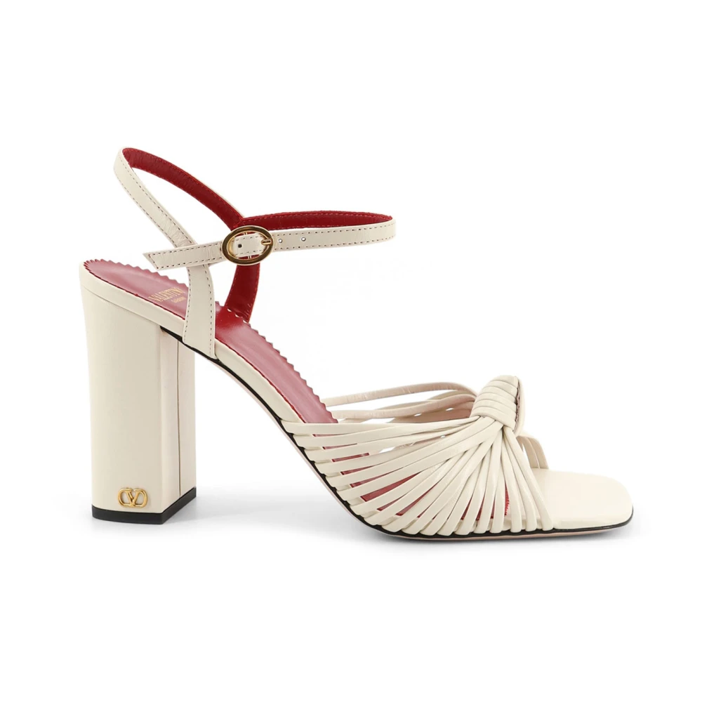 Valentino Garavani Beige High Heel Sandals, Female, 7 Uk, Sandals